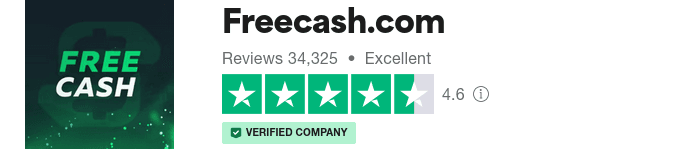 Рейтинг легитимности Freecash на Trustpilot