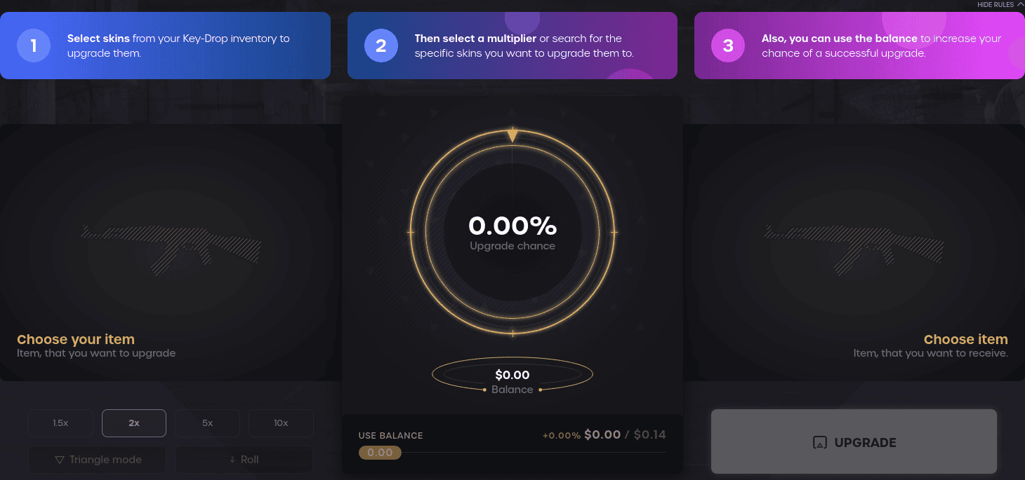 Key Drop Upgrader