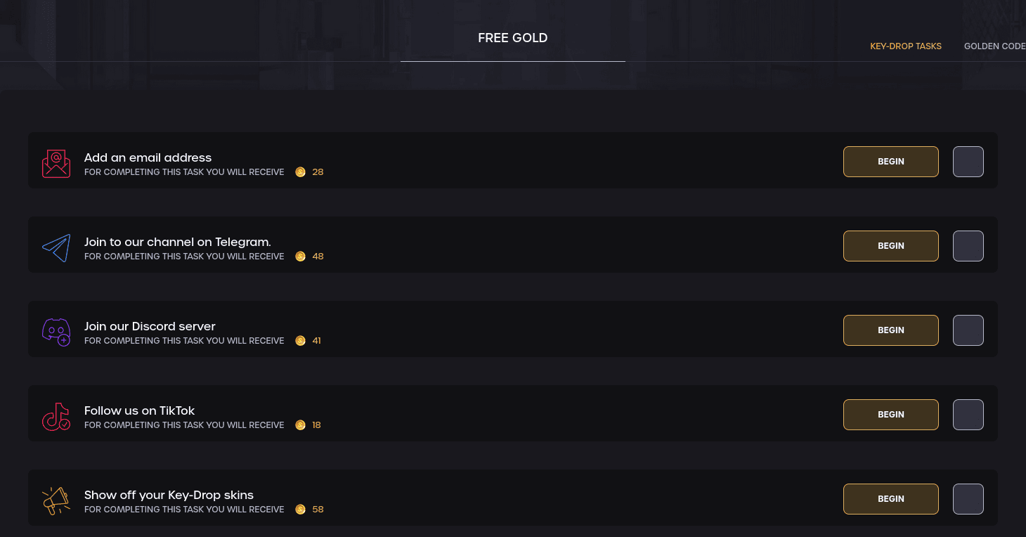 Key Drop Darmowe złoto